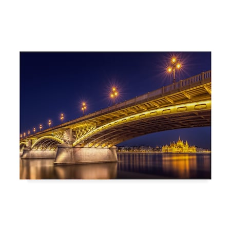 Thomas D Morkeberg 'A View Of Budapest' Canvas Art,30x47